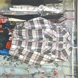 Coevals Club, size XXXL, multi color brown, grey, white